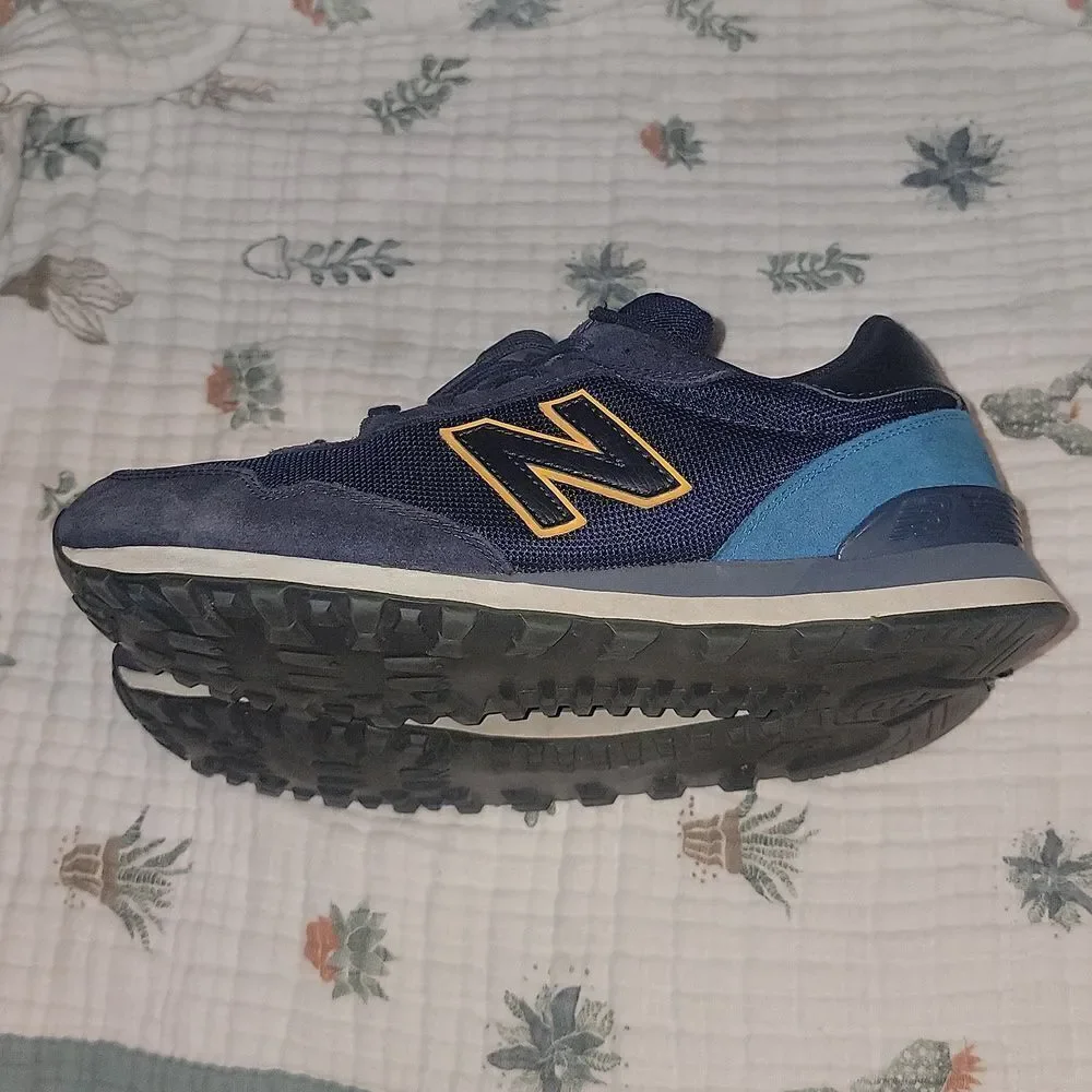 New Balance 515 Shoes Mens Blue Yellow Classic Sneakers ML515OTS Size 11